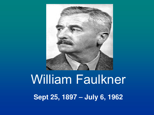 William Faulkner ppt