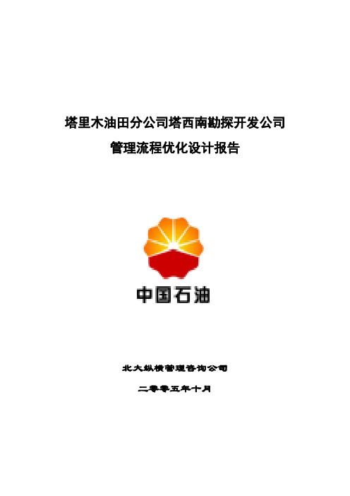 北大纵横—塔西南—关键管理流程优化设计报告-1102