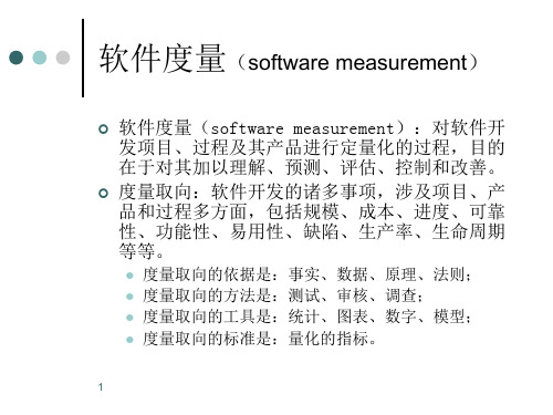 软件度量综述