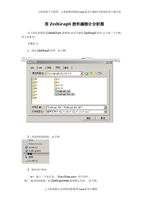 用ZedGraph控件画统计分析图