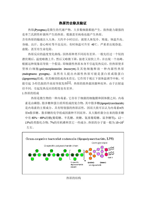 第六章热原的去除及验证