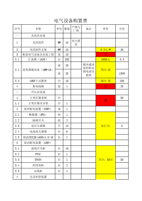 北京10MW光伏电站设备报价单