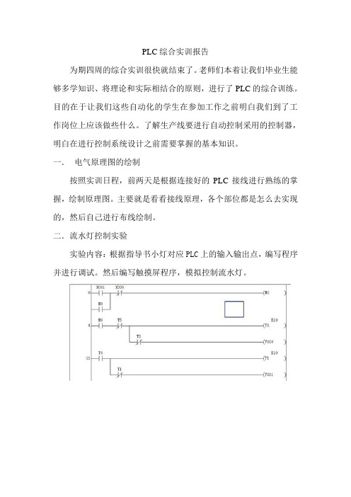 燕山大学plc综合实训