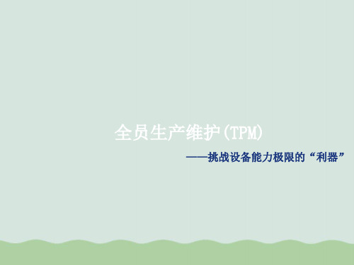 全员生产维护TPMPPT(共37页)