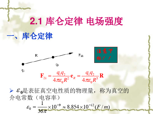 恒定电场与静电场的比拟