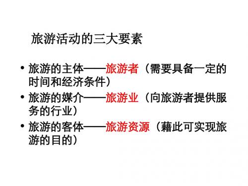 21《旅游资源的分类与特性》课件