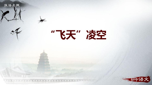“飞天”凌空 八年级上册语文精品课件