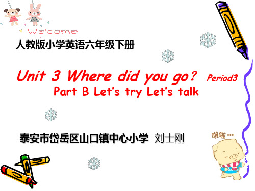 小学英语《Unit3 Where did you go》教学课件