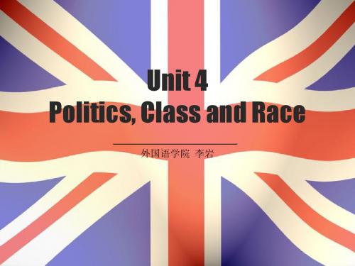 Politics, class and race