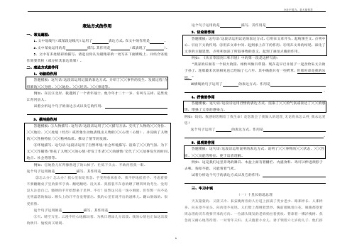 语文常用的五种表达方式及其作用