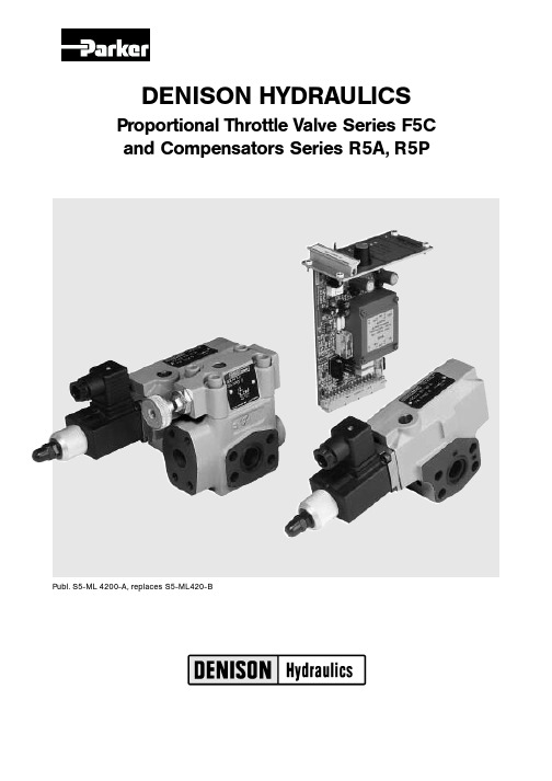  Денисон水压比例阀和补偿器系列F5C和R5A, R5P的技术数据手册说明书