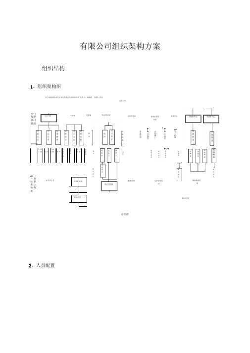 某公司组织架构规划方案