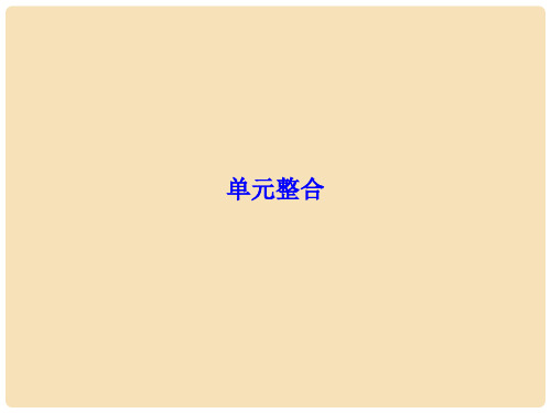 高考历史一轮总复习 第十四单元 中国古代和现代的科技文化单元整合课件