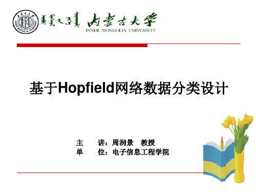 Hopfield(DHNN)网络设计