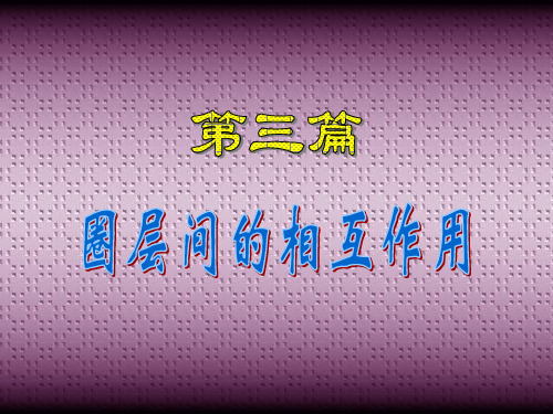 岩石圈与大气圈的相互作用和气候与地貌的相互作用