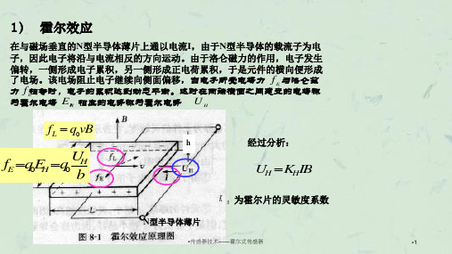 传感器技术霍尔式传感器