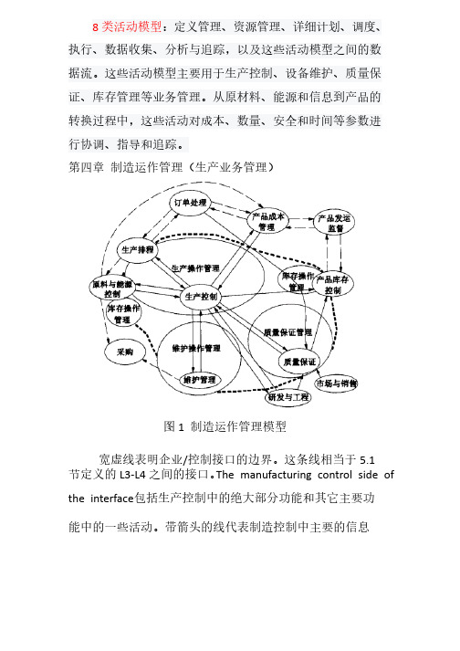 ISA95第三部分标准翻译