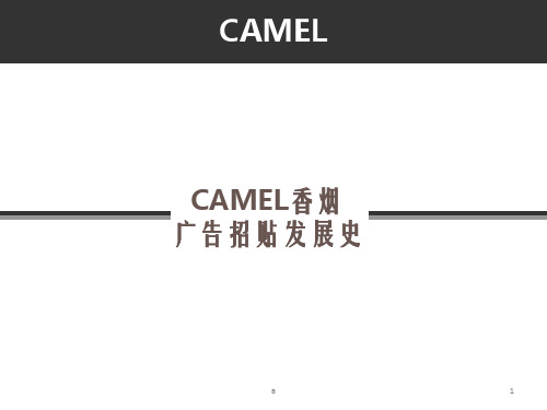 骆驼香烟广告招贴发展史