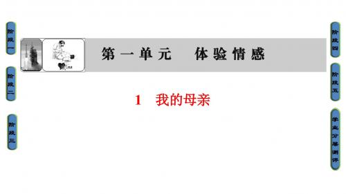 我的母亲PPT课件(粤教版必修二第1课)