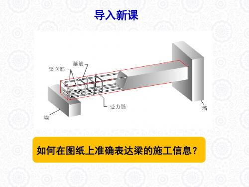 建筑结构识图梁详图识读与钢筋支座