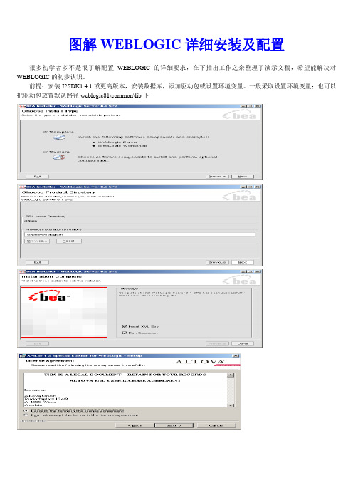 WEBLOGIC详细配置 图解版