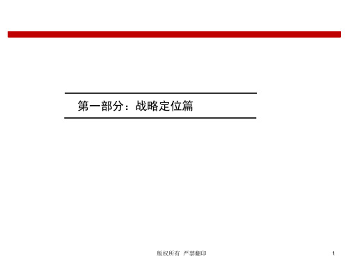 连锁品牌企业战略定位及模式