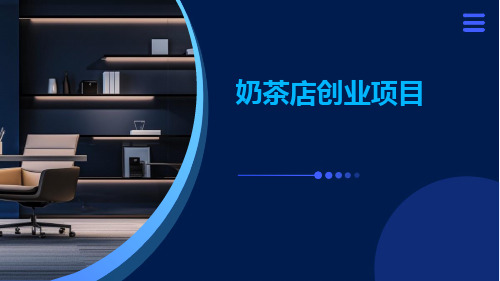 奶茶店创业项目ppt