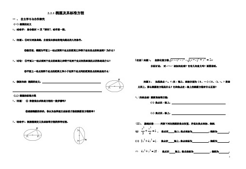 2.2.1椭圆及其标准方程