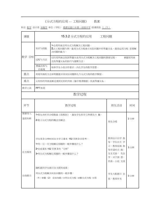 列分式方程解决工程实际问题(20201018173209)