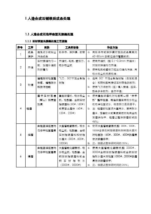 人造石无缝处理和结晶管控(20110627)