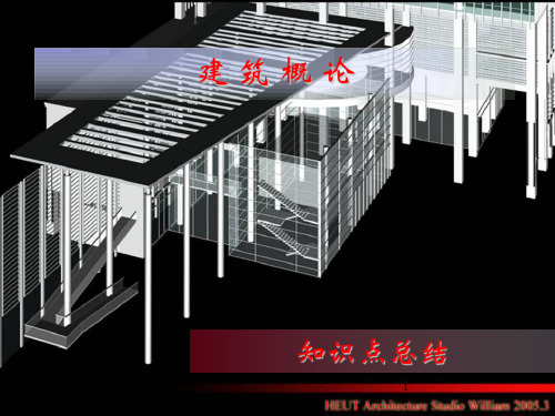 建筑概论知识点总结