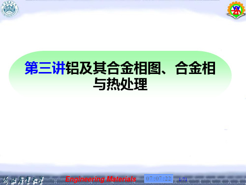 第三讲铝及其合金相图-合金相与热处理PPT课件