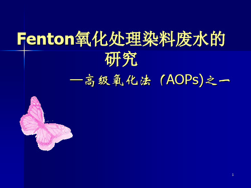 fenton氧化法ppt课件