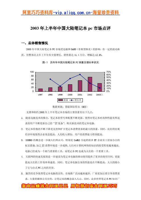 IT行业-2003年分析报告