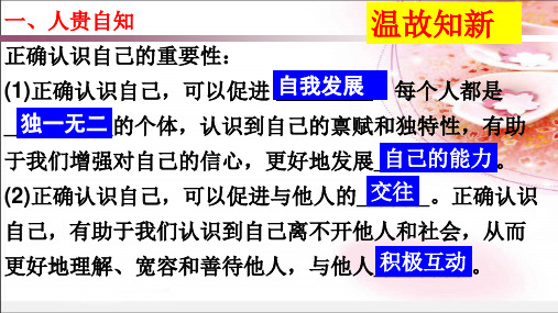 人教版道德与法治七年级上册做更好的自己优秀ppt课件1