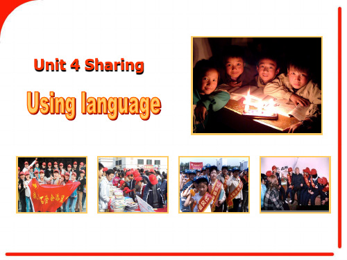 人教英语选修7Unit4 Using languagePPT