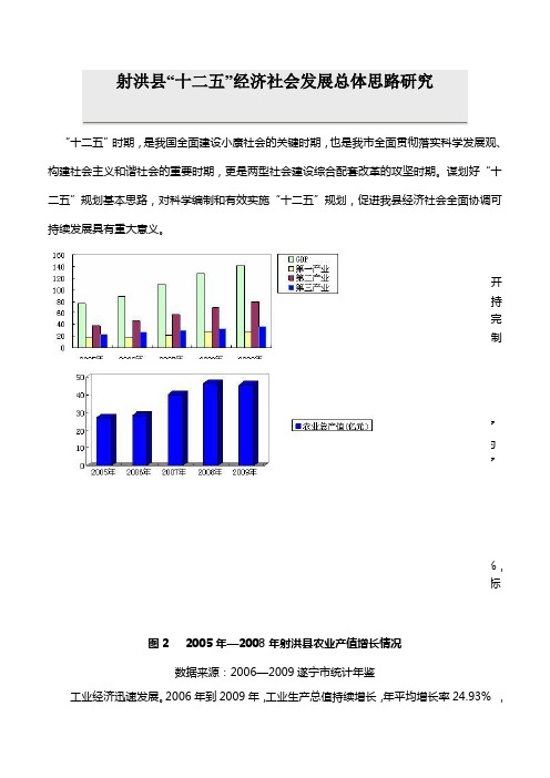 射洪县十二五规划(最新稿)