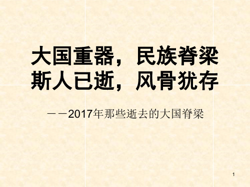 大国重器,民族脊梁ppt课件