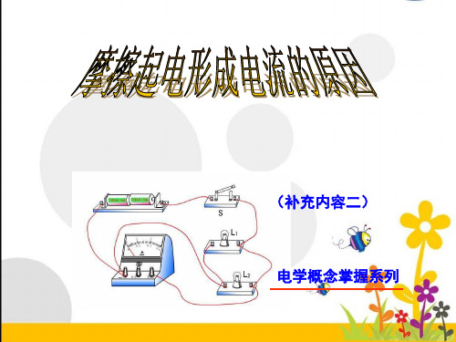 摩擦起电和形成电流原因