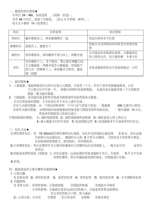 康复工程学复习资料