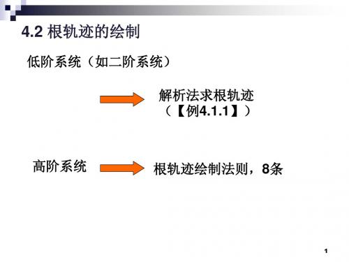 4-2 绘制根轨迹的基本法则.