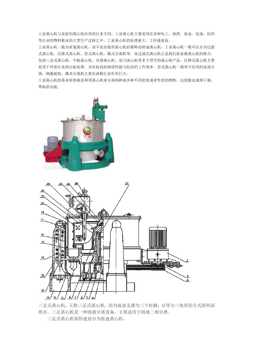 三足式离心机