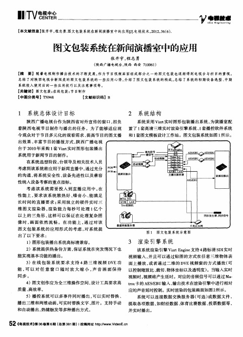 图文包装系统在新闻演播室中的应用