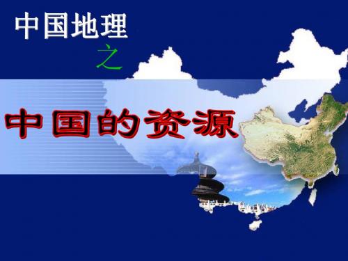 中国的自然资源