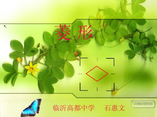 菱形的定义、性质石惠文