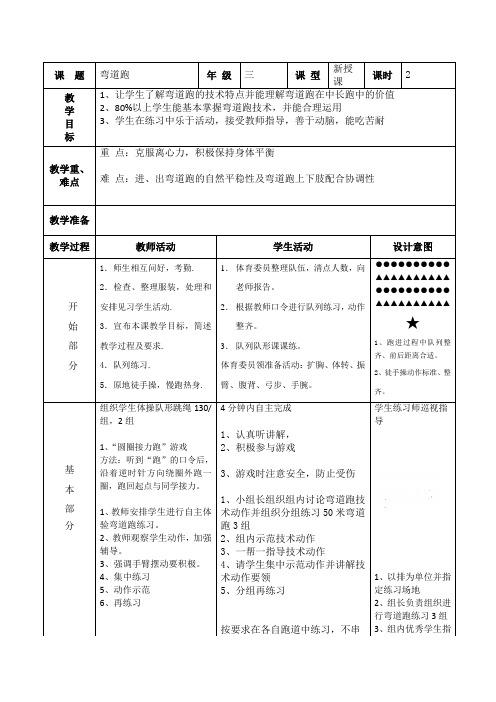 三年级体育《耐久跑-2》教案