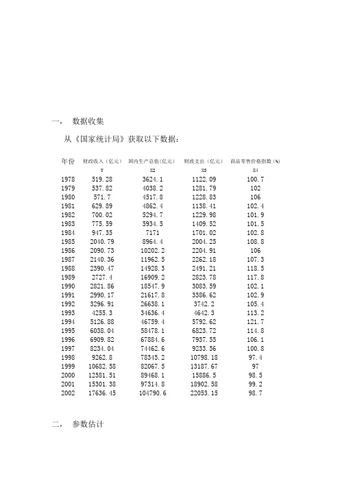 计量经济学_三元线性回归模型案例分析