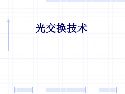 现代网络交换技术-光交换技术