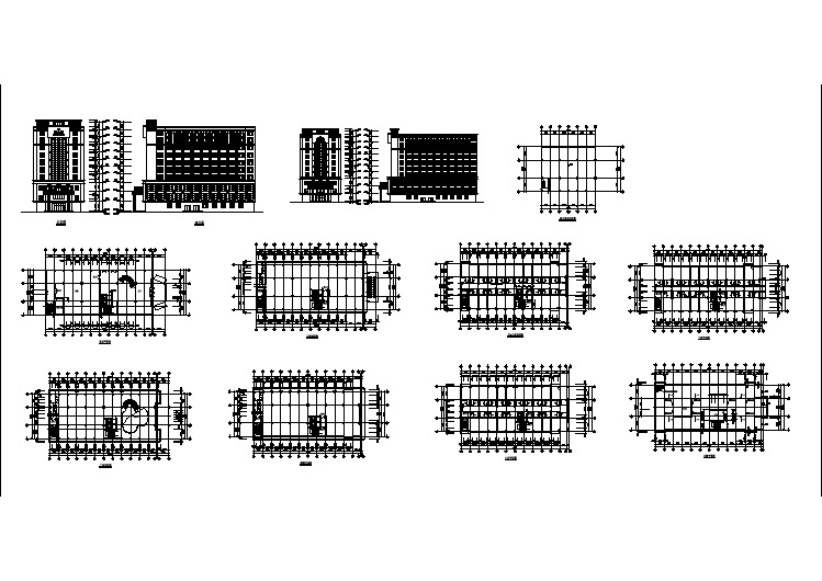 精美十层酒店建筑设计图