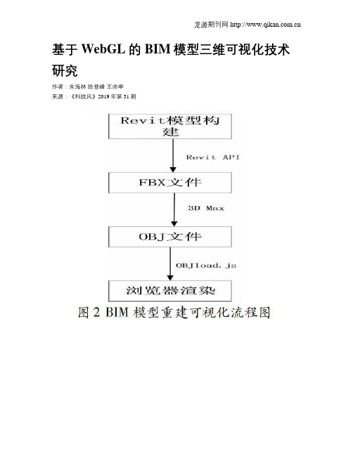 基于WebGL的BIM模型三维可视化技术研究